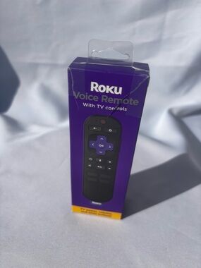 Roku Voice Remote With TV controls TV Remote Control Black